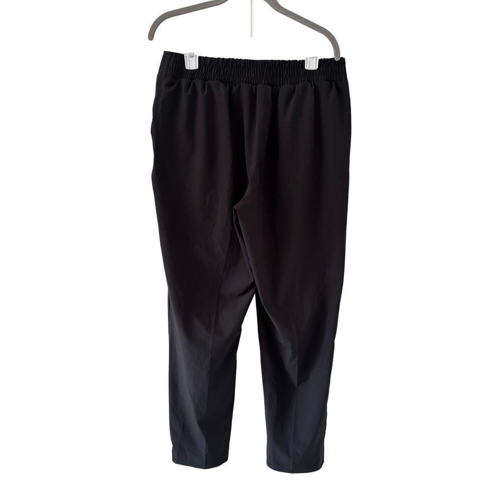 Calvin Klein Women’s Black Pull On Straight Career Pants Size M Stretch Office - Picture 6 of 7